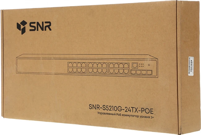Коммутатор SNR SNR-S5210G-24TX-POE