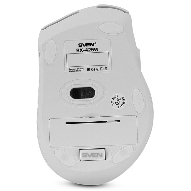 Мышь Sven RX-425W USB белый (SV-014469)