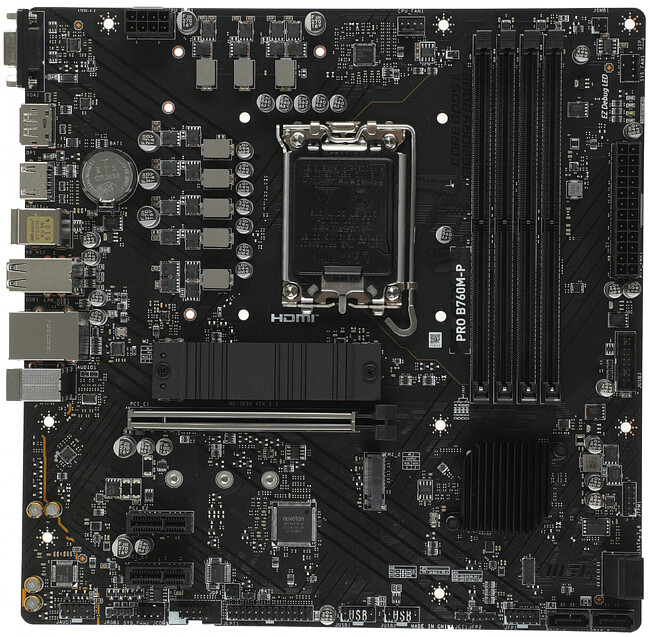 Материнская плата MSI Pro B760M-P DDR5 (911-7E02-011)