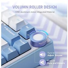 Клавиатура Royal Kludge R75 K Silver switch/Blackberry