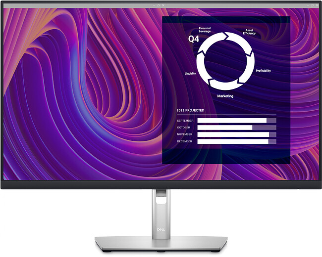 Монитор Dell P2723D черный (210-BDDX)