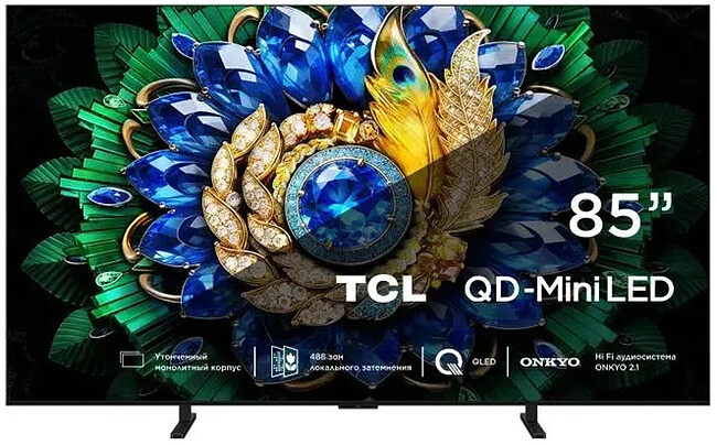 Телевизор TCL 85A400M черный Телевизор TCL 85A400M черный