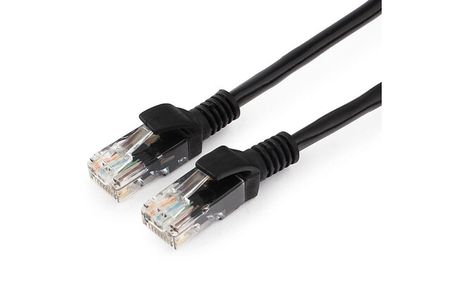 Патч-корд Cablexpert PP12-5M/BK Black