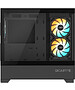 Корпус Gigabyte C201 Panoramic mATX без БП Черный (GB-C201P)