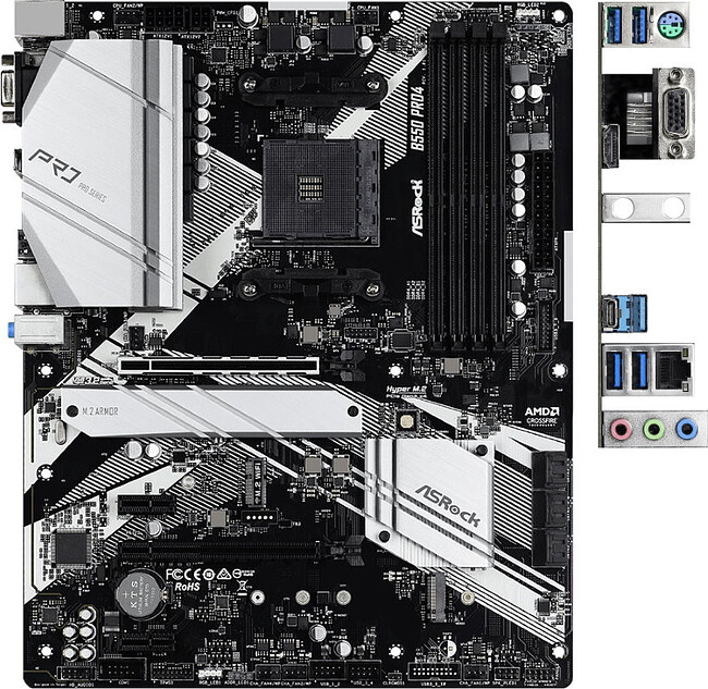 Материнская плата ASRock B550 Pro4 DDR4