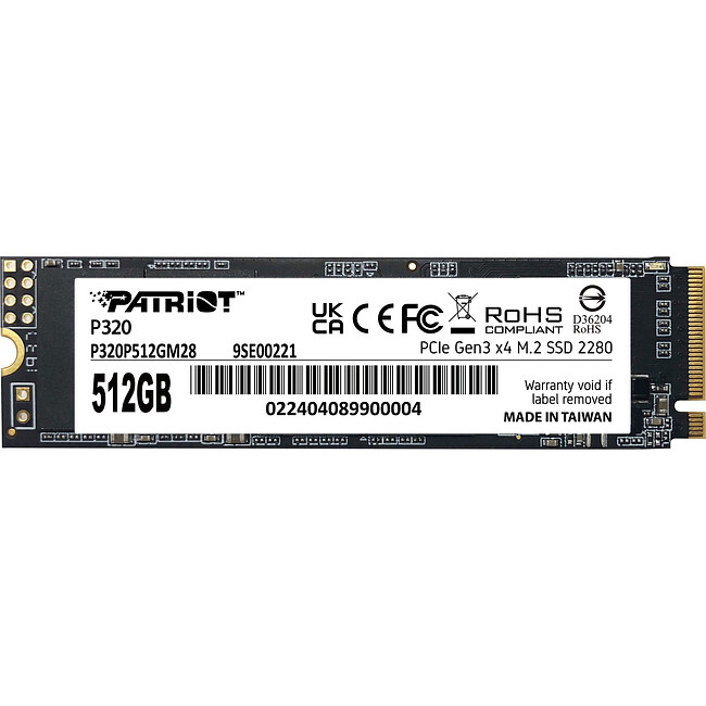 SSD диск Patriot P320 512GB (P320P512GM28)