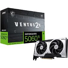 Видеокарта MSI GeForce RTX 5060 Ti Ventus 2X OC Plus 8GB GDDR7 (602-V536-07S)