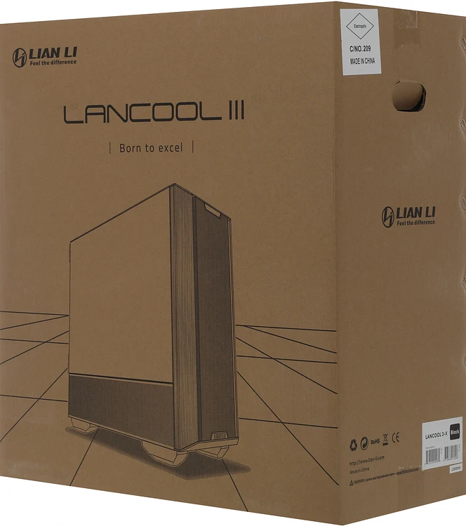 Корпус Lian Li Lancool III Black без БП (G99.LAN3X.10R)