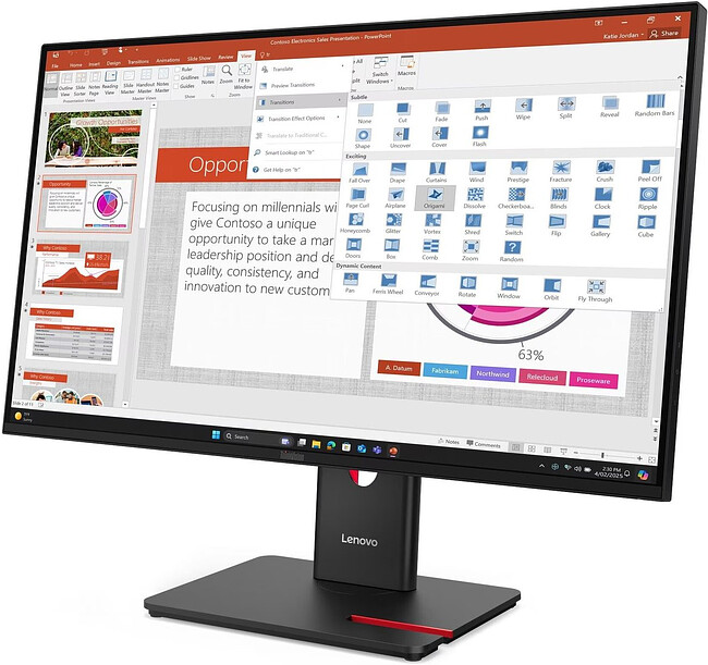 Монитор Lenovo ThinkVision T27-40 (64A5MAT6EU)