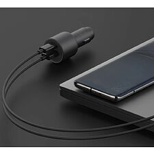 Автомобильное зарядное Xiaomi 67W Car Charger Type-A+Type-C (BHR6814GL)