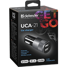 Автомобильное зарядное Defender UCA-21 (83821)