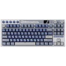 Клавиатура Royal Kludge RK M87 Cream switch/Ocean Blue