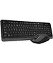 Набор периферии A4Tech Fstyler FG1012 черный/серый