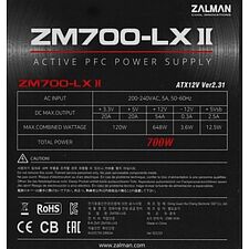 Блок питания Zalman ZM600-LXII