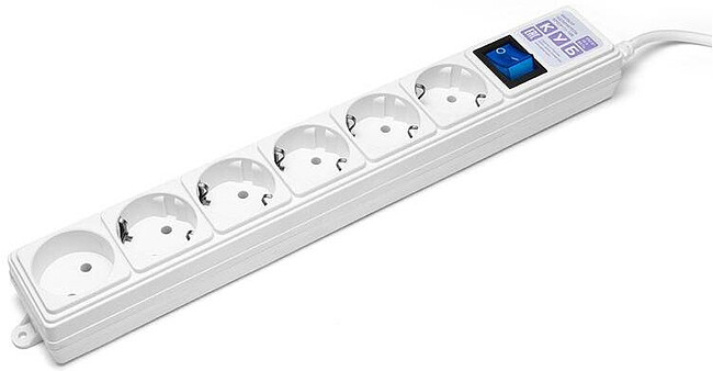 Сетевой фильтр Power Cube SPG(5+1)-16B-1.9М белый