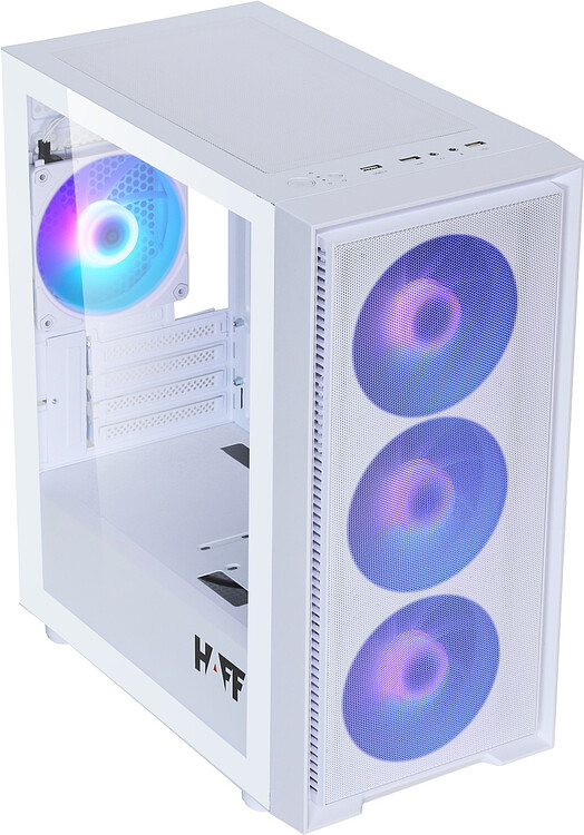 Корпус HAFF Flash MATX без БП White