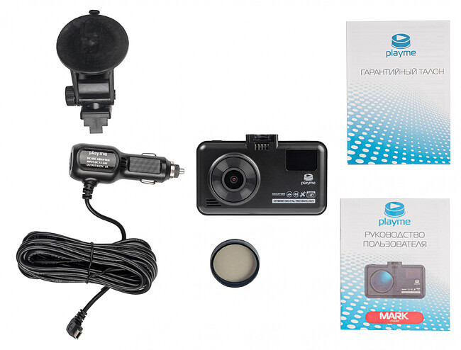 Видеорегистратор-радар детектор-GPS информатор Playme Mark