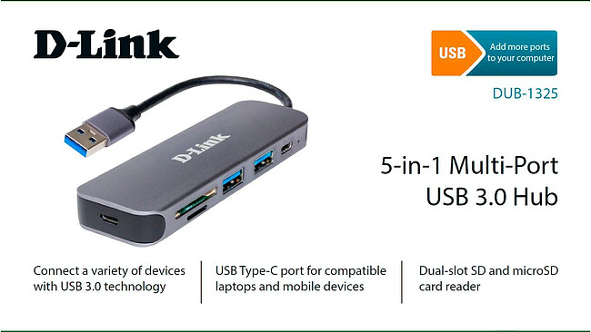 USB-хаб D-Link DUB-1325/A1A
