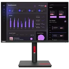 Монитор Lenovo ThinkVision T24i-30 черный (63CFMATXUK)