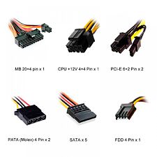 Блок питания PowerMan PM-600ATX-F-BL ATX 600W Black (6128219)