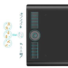 Графический планшет Gaomon M10K Pro