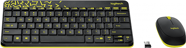 Набор периферии Logitech Wireless Combo MK240 Nano черный (920-008213)