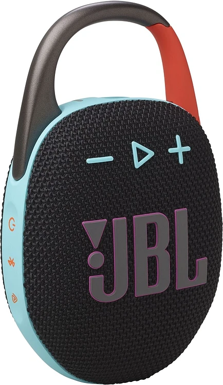 Портативная колонка JBL Clip 5 черный/оранжевый