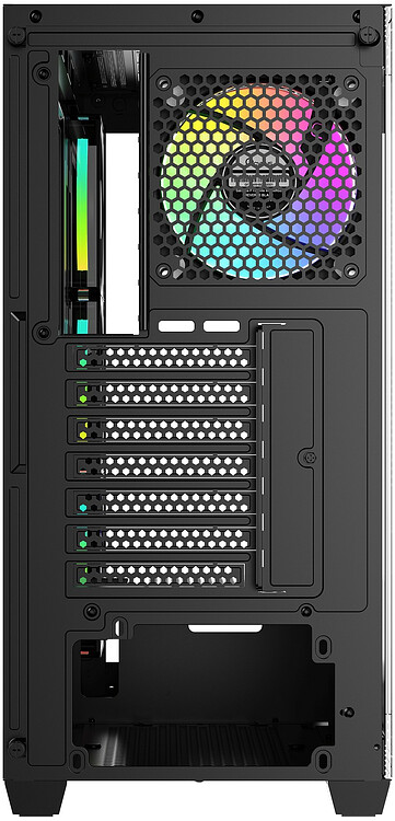 Корпус Ocypus Gamma C72 BK ARGB ATX без БП (Gamma-C72-BKD400XX-GL)