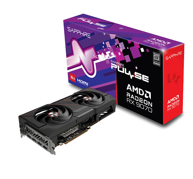Видеокарта Sapphire Pulse RX 9070 Gaming Dual 16Gb GDDR6 (11349-03-20G)
