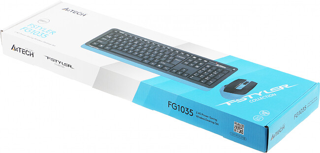 Набор периферии A4Tech Fstyler FG1035 Navy Blue черный/синий