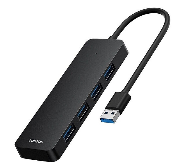 USB-хаб Baseus BS-OH080 Cluster Black (B0005280B111-02)
