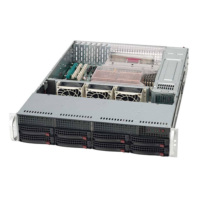 Корпус SuperMicro CSE-825TQC-R1K03LPB черный