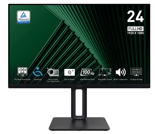 Монитор MSI Pro MP245PG черный (9S6-3PC19M-014)