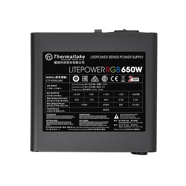 Блок питания Thermaltake PS-LTP-0650NHSANE-1