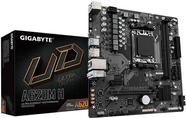 Материнская плата GigaByte A620M H rev. 1.2