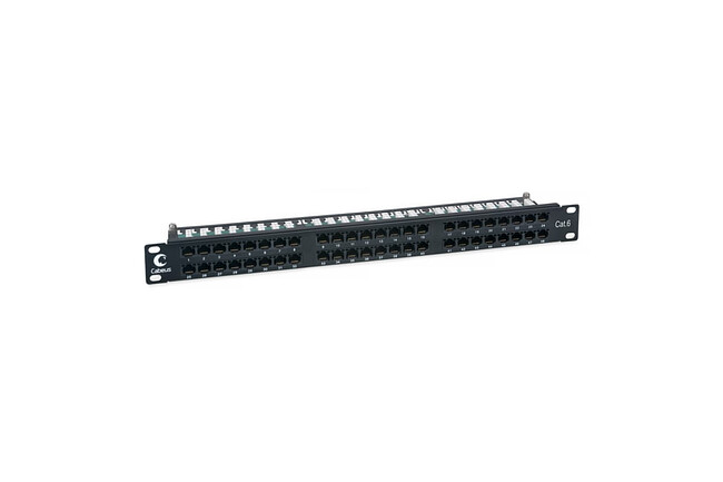 Патч-панель Cabeus PLHD-48-CAT.6-Dual