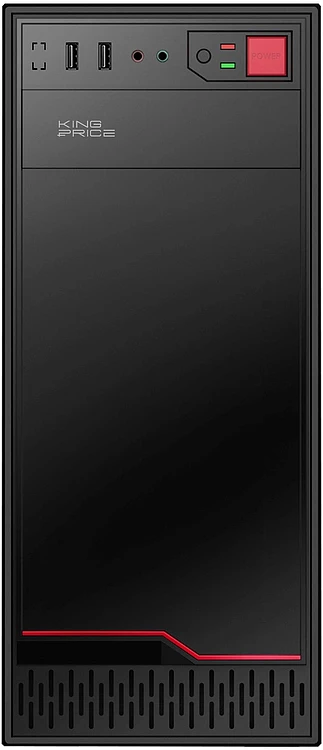 Корпус KingPrice KPCC-MD201 черный без БП
