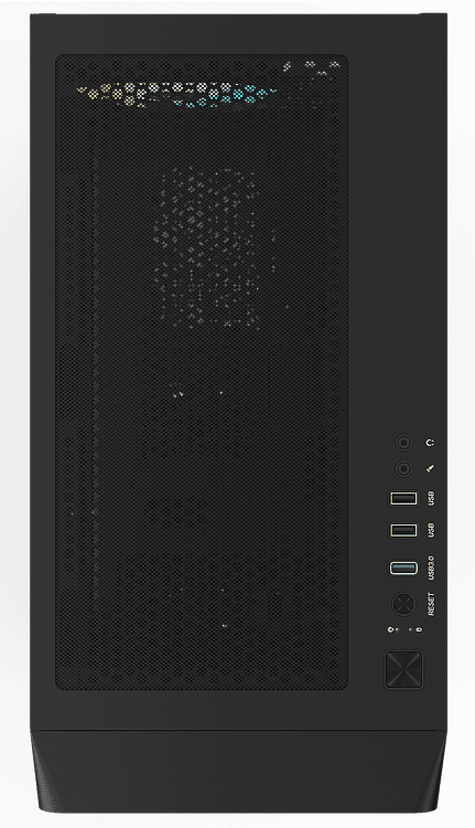 Корпус Gigabyte C103 Glass Global без БП черный (28300-C103B-1CRR)