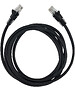 Патч-корд Buro UTP cat5E 2м черный RJ-45 (m)-RJ-45 (m)