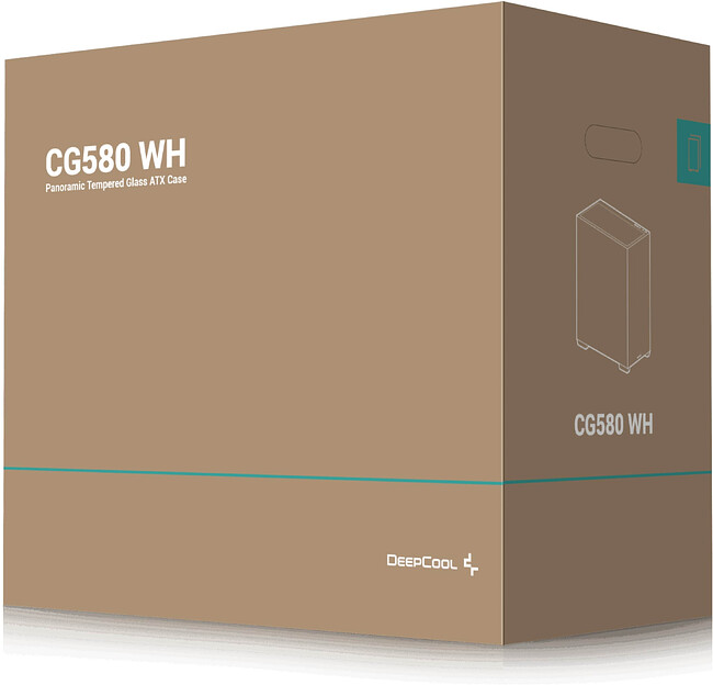 Корпус DeepCool CG580 WH без БП белый (R-CG580-WHNDA0-G-1)