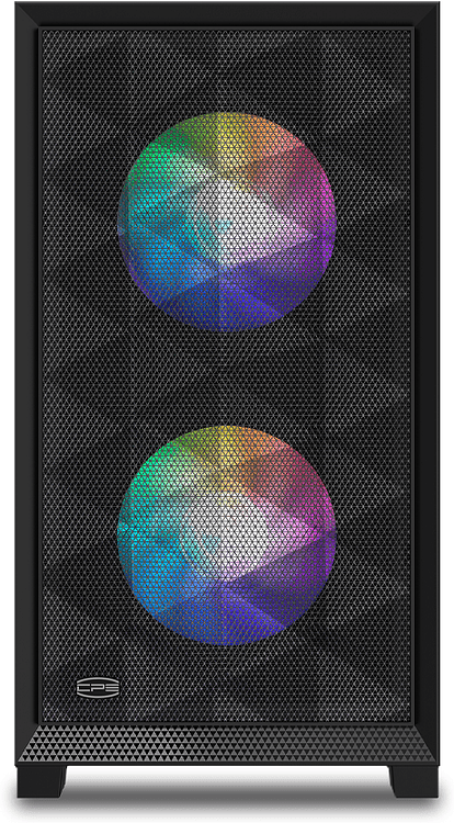 Корпус PCCooler C3D310 BK ARGB без БП (C3D310-BKP2-GL)