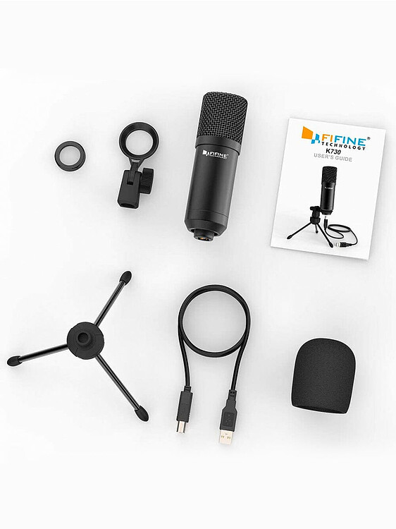 Микрофон Fifine K730 черный