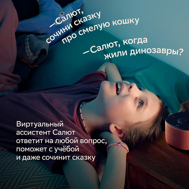 Умная колонка Sber Boom Home серый (SBDV-00171G)