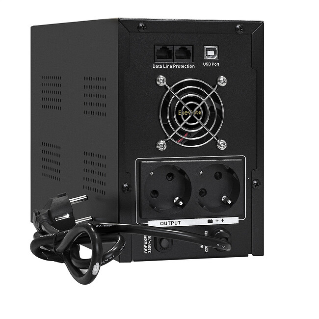 Источник бесперебойного питания ExeGate SpecialPro Smart LLB-2000.LCD.AVR.2SH.RJ.USB (EX292632RUS)