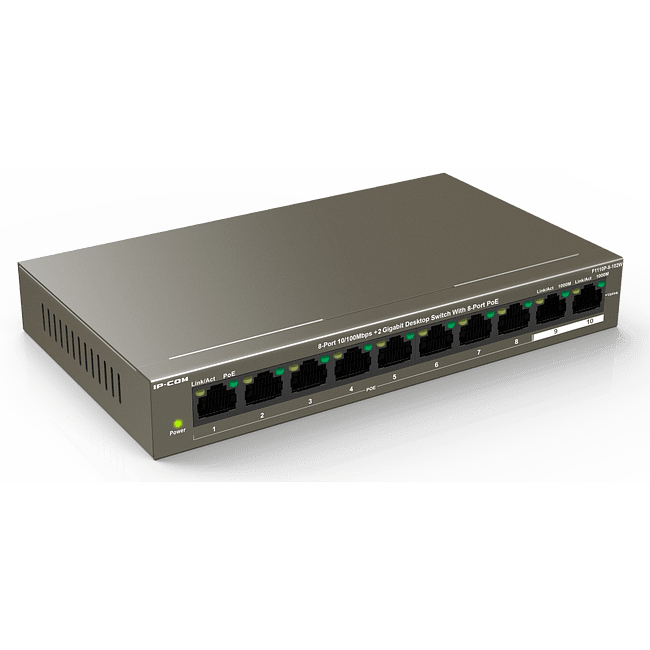 Коммутатор IP-Com F1110P-8-102W