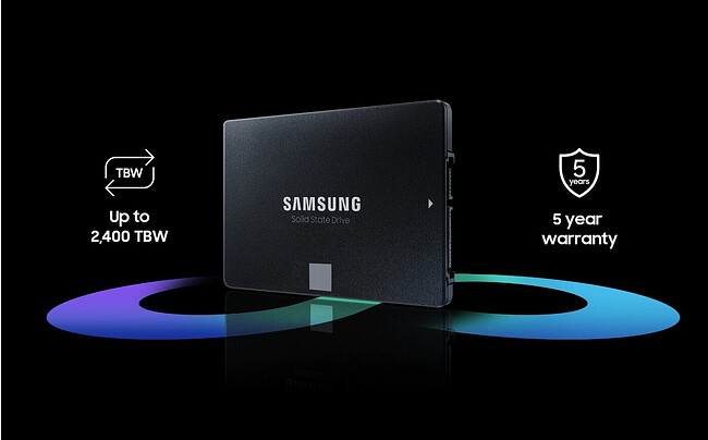 SSD диск Samsung 870 Evo 1TB (MZ-77E1T0BW)