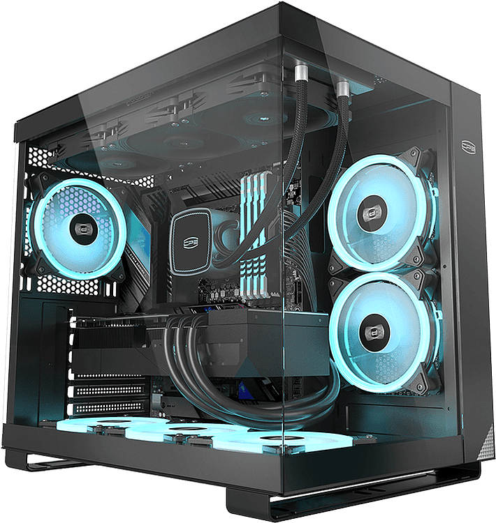 Корпус PCCooler C3 T500 ARGB BK черный без БП (C3-T500BKD6-GL)
