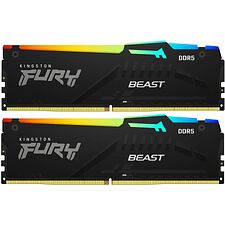 Оперативная память Kingston Fury Beast RGB 2x8GB DDR5 Black (KF560C30BBEAK2-16)