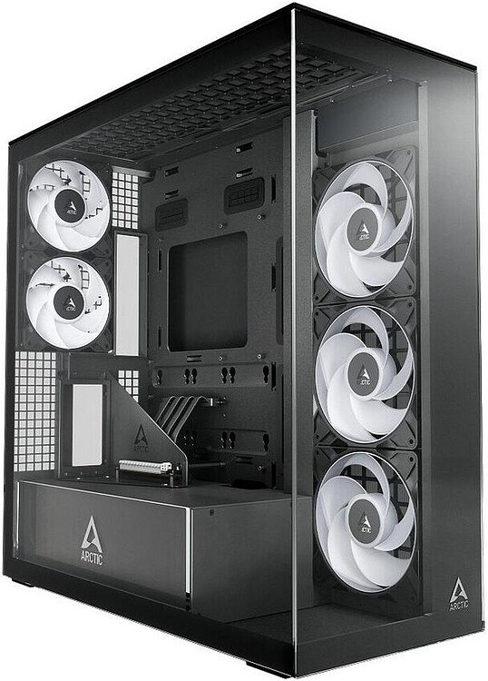Корпус Arctic Xtender VG без БП Black/Clear Glass (ACPCC00024A)
