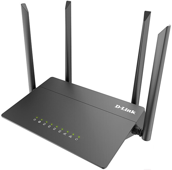 Маршрутизатор D-Link DIR-822/RU/R4A (AC1200, 4xGLAN, USB 2.0, MU-MIMO)